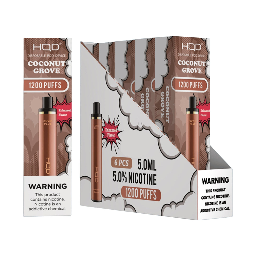 HQD CUVIE PLUS 1200 6CT