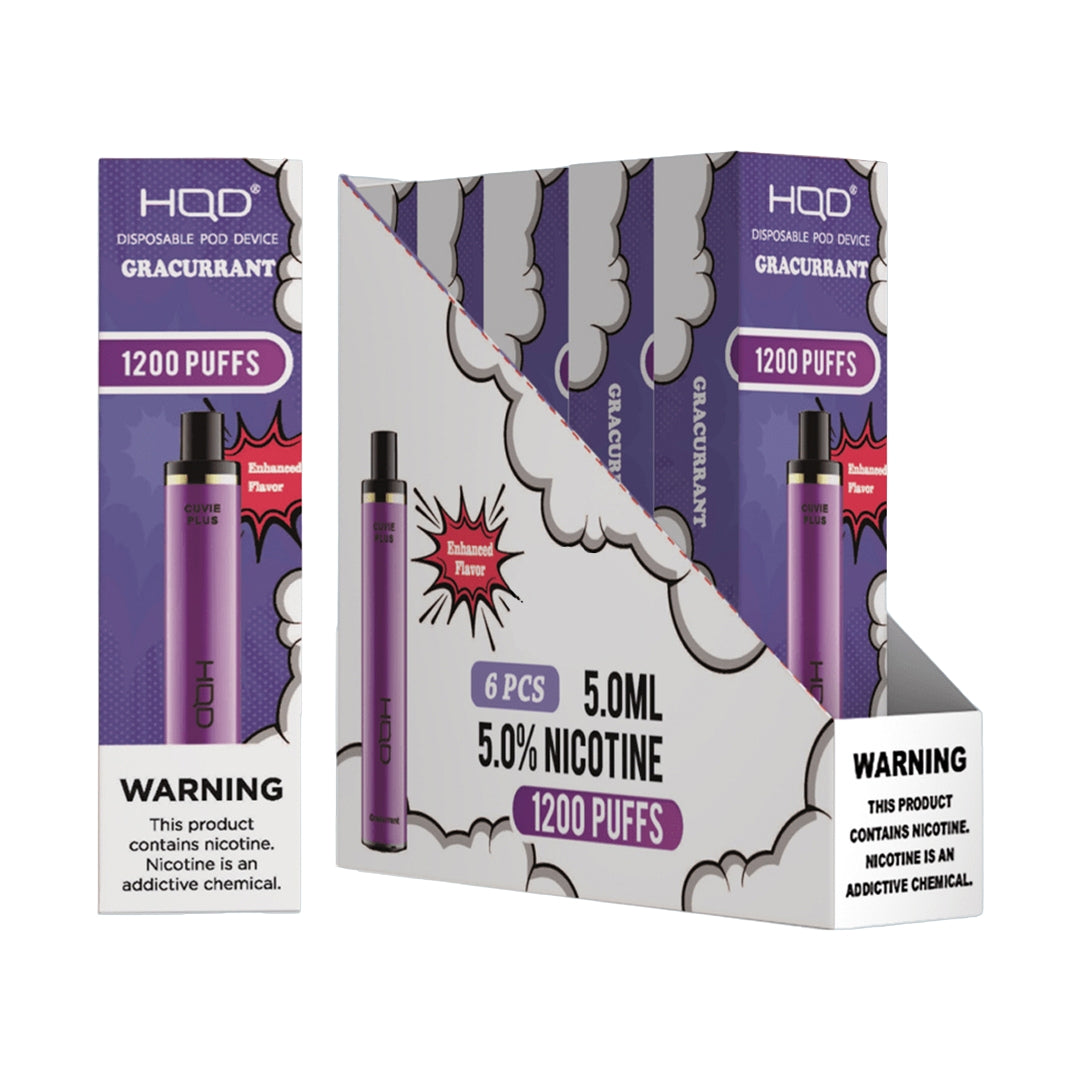 HQD CUVIE PLUS 1200 6CT