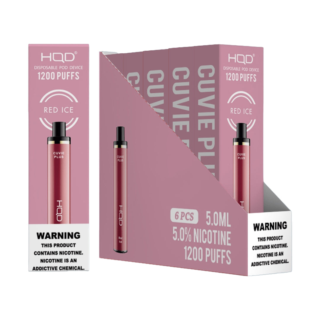 HQD CUVIE PLUS 1200 6CT