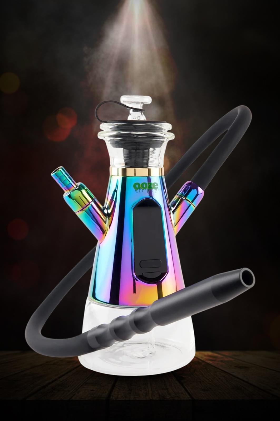 OOZE RIPLEY DAB RIG HOOKAH KIT RAINBOW